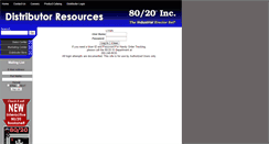 Desktop Screenshot of 8020inc.com